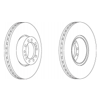 Спирачен диск Ferodo FCR244A