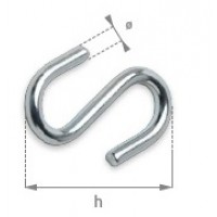 Метална кука S-образна 40x3.8 mm