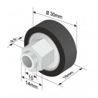 Ролка за брезентова щора 30x9.5 mm