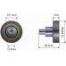Ролка за брезентова щора 24x7 mm Ролка за брезентова щора 24x7 mm