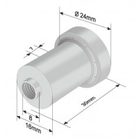 Ролка за брезентова щора 24x7 mm