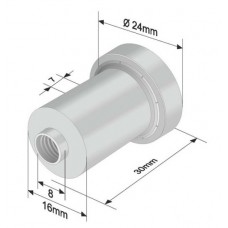Ролка за брезентова щора 24x7 mm