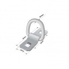 Скоба люлееща се 92x30 mm