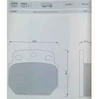 29688 Дискова накладка Roulunds 55675681