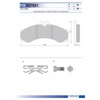29076 Дискова накладка Roulunds 55627681PRO