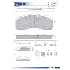 29061 Дискова накладка Roulunds 55674381