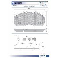 29083 Дискова накладка Roulunds 55674681PRO