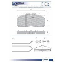 29088 Дискова накладка Roulunds 55675981PRO