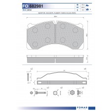 29124 дискова накладка Roulunds 55682981PRO