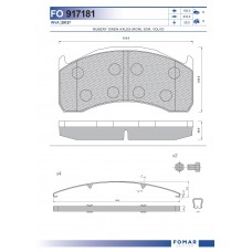 29137 Дискова накладка Roulunds 55917181