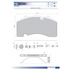29171 Дискова накладка Roulunds 55917581PRO