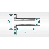 Нитове за накладки 8x18 медни