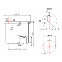 Въздушна възглавница US 24882K