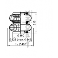 Въздушна възглавница Firestone W01M587887