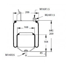 Въздушна възглавница Firestone W01M588474