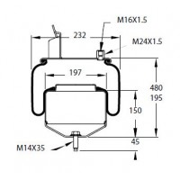 Въздушна възглавница Firestone W01M588477