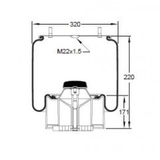 Въздушна възглавница Firestone W01M588666
