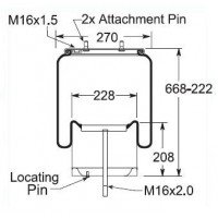 Въздушна възглавница Firestone W01M589881