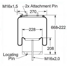 Въздушна възглавница Firestone W01M589881